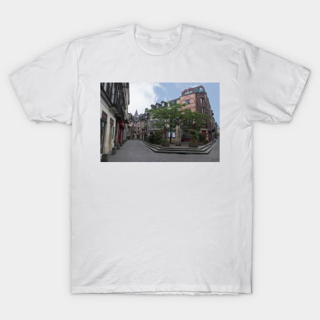 Medieval Town T-Shirt by Memories4you